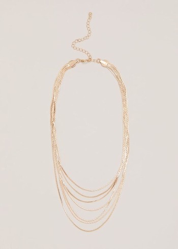 Phase Eight Gold Mutli Chain Fine Jewellery Gold Australia | MS4071682